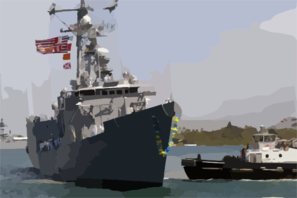The Guided Missile Frigate Uss Crommelin (ffg 37) Returns To Her Home Port After A Six-month Deployment In The U.s. Naval Forces Southern Command Area Of Responsibility (aor) Clip Art