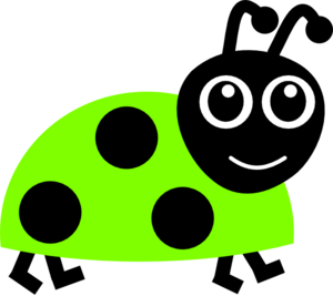 Lime Ladybug Clip Art