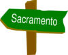 Sacramento Signpost Clip Art