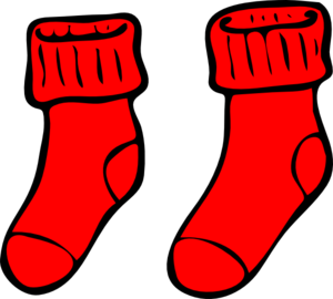 Red Socks Clip Art at Clker.com - vector clip art online, royalty free ...