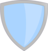 Magic Shield, No Shadow, Blue Clip Art