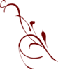 Dark Red Vine Clip Art