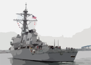 uss fitzgerald deployment nimitz departs ddg battle group clip clker shared navy collection 2010