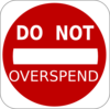 Do Not Overspend Clip Art