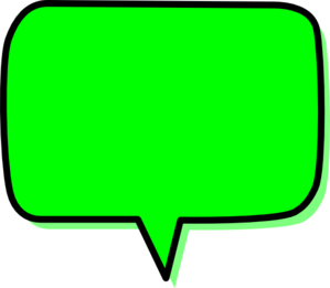 Green Speech Bubble Clip Art at Clker.com - vector clip art online