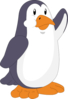 Penguin Waving Clip Art