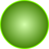 3d Dark Green2 Ball Clip Art