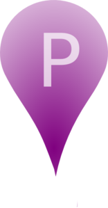 Pin Point Location Marker Purple Clip Art