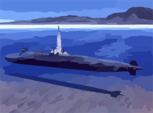 Illustration Of Uss Ohio (ssgn 726) Which Is Undergoing A Conversion From A Ballistic Missile Submarine (ssbn) To A Guided Missile Submarine (ssgn) Designation Clip Art