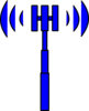 Blue Tower Clip Art
