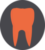 Orange Tooth3 Clip Art