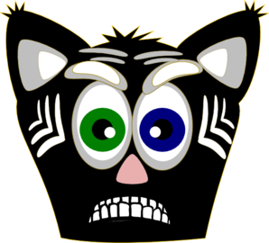 Hahaha Evil Cat Ahhhhhhh!!!!!1 Clip Art