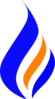 Red Orange Logo Flame Clip Art