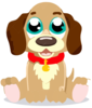 Cute Cartoon Puppy Clip Art