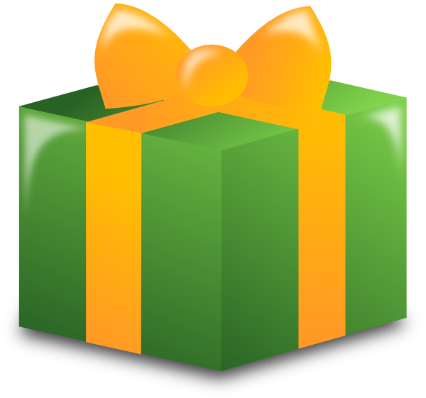 Wrapped Present Clip Art at Clker.com - vector clip art online, royalty