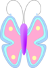 Pastel Butterfly Clip Art