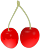Pair Of Cherries Clip Art