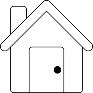 Outline Of Simple House Clip Art