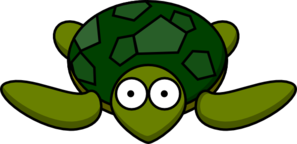 Turtle With Big Eyes Clip Art