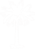 White Palmetto Logo Clip Art