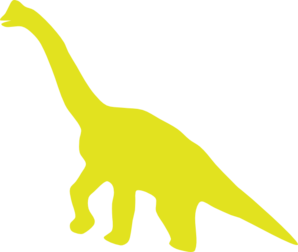 Yellow Dino Clip Art