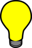 Yellow Lightbulb Clip Art