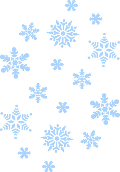 Pale Blue Snowflake Clip Art at Clker.com - vector clip art online