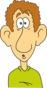 Surprised Male Clip Art