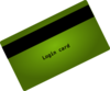 Tarjeta Verde Clip Art