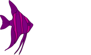 Purple Angelfish Clip Art