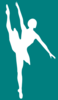 Ballet Teal Clip Art