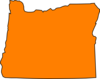 Orange Oregon  Clip Art