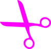 Scissor Pink Clip Art at Clker.com - vector clip art online, royalty ...