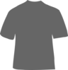 Gray T-shirt Clip Art