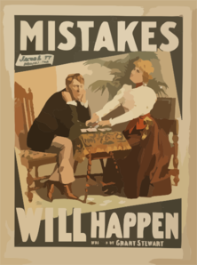 Mistakes Will Happen Written By Grant Stewart. Clip Art