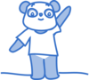 Happy Panda Clip Art