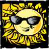 Sun In Shades Clip Art