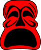 Red Mask Clip Art