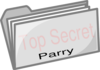Top Secret Folder (parry) Clip Art