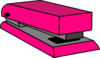 Pink Stapler Clip Art