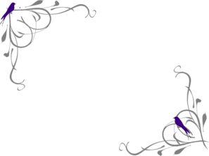  Bird Corner Frame  Clip Art