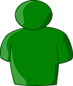 Person Buddy Symbol Green Clip Art