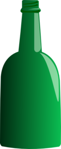 Green Bottle 2 Clip Art