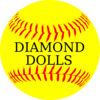 Softball Yellow Dolls Clip Art