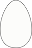 Large  White Egg Clip Art
