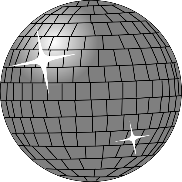 Disco Ball 2 Clip Art at Clker.com - vector clip art online, royalty