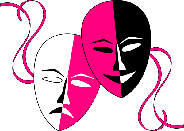 Download Theatre Masks (endowed Edit) Clip Art at Clker.com ...