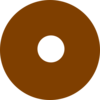 Chocolate Donut Revised Clip Art