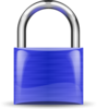 Padlock Blue Clip Art