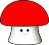 Happy Mushroom Clip Art